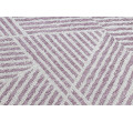 Koberec SIZAL COLOR 47176260 Línie, trojuholníky, zygzak - béžový / špinavo ružový