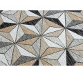 Koberec SIZAL COOPER Mozaika 22222 ecru/čierny