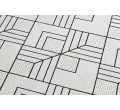 Koberec šnúrkový SIZAL FLAT 48731960 štvorce, geometrický - krém / sivý