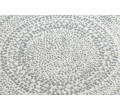 Koberec šňůrkový SIZAL FLAT 48832367 Kruhy - krém / šedý