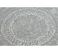 Koberec šňůrkový SIZAL FLAT 48832637 kruhy - šedý / krém