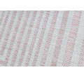 Koberec šnúrkový SIZAL SION Labirynt 22376 ploské tkanie ružový / biely