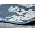 Koberec SOLE D3811 Ornament - ploské tkaní modrý/béžový