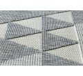 Koberec SPRING 20409332 trojúhelníky - šedý