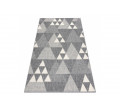 Koberec SPRING 20409332 trojuholníky - sivý