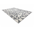 Koberec SPRING 20414332 trojúhelníky - šedý / krém