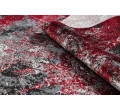 Koberec VINCI 1407 Rozeta vintage - strukturální - červený / antracit
