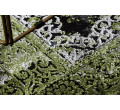 Koberec VINCI 1407 Rozeta vintage - strukturální - zelený / antracit