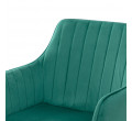 Jedálenská stolička ANDRE zamatová zelená ALL 847306