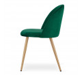 Jedálenská stolička BELLO zamatová zelená