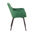 Židle CHERRY sametová zelená ALL 999172