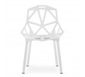 Set tří židlí ESSEN bílé (3ks)