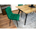 Set jídelních židlí KARA tmavě zelené (4ks)