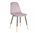 Jídelní židle NOIR sametová růžová 824086