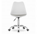 Otočná židle ALBA - bílo/šedá