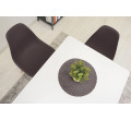 Set troch jedálenských stoličiek OSAKA kávové (hnedé nohy) 3ks