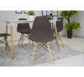 Set jídelních židlí OSAKA kávové (hnědé nohy) 4ks