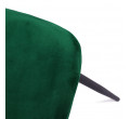 Stolička SLANK zamatová smaragdová ALL 813776