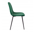 Jedálenská stolička SLANK zamatová zelená 977996