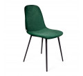 Jídelní židle SLANK sametová zelená 977996