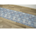 Koupelnová pěnová rohož Softy-tex 843 modrá
