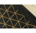 Koupelnový kobereček Jarpol Agadir lurex 51 černý zlatý