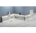 Podlahová lišta Premium Cezar L9003 matná biela