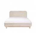 Sametová manželská postel KARALIUS 140 cm 839837