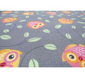 Metrážový koberec HAPPY OWL šedý