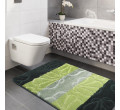 Sada koupelnových koberečků Montana 01 zelená