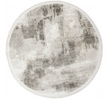 Koberec 167 marmur sivý / krémový / béžový kruh