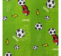 Detský metrážny koberec - futbal 