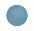 Protiskluzový koberec POSH kruh modrý, plyš