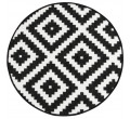 Protiskluzový koberec Romby 91 černý