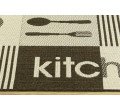 Protiskluzový kuchyňský koberec/ běhoun Flex 19053/19 hnědý