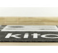 Protišmykový kuchynský koberec Flex 19053/08 sivý