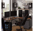 Rohový kancelářský stůl LWD73X