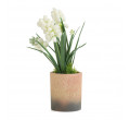 Umelá rastlina CONVALLIS konvalinky v kvetináči SS24 883656 30 cm