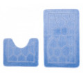 Sada koupelnových koberečků MONO 1147 modrý 5004 2PC BRUK