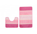 Sada koupelnových koberečků MULTI B5016 řecký, růžový