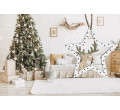Vánoční dekorace KL-21X17 bílá (2ks)