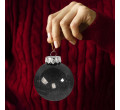 Vianočné guľky - čierne SYSD1688-061 (30ks)