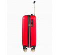 Červený kabinový kufr Los Angeles