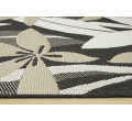 Šňůrkový koberec Foggia 16701/690 - květiny krém / antracit