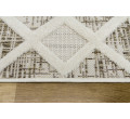 Šnúrkový koberec Stella D421A Romby Etno biely / béžový / krémový