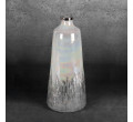 Váza ADEN 01 krémová / stříbrná