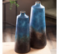 Váza CAREN 04 modrá / hnedá