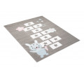 Detský koberec BABY FH64A FNU sivý