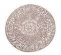 Obojstranný koberec DuoRug 5577 krémový kruh 