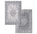 Obojstranný koberec DuoRug 5577 sivý 